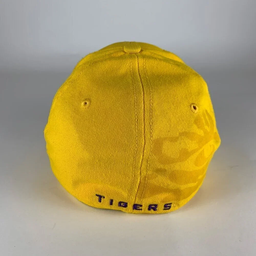 LSU Tigers NCAA Gold Nike Dri Fit Stretch Fitted Hat One Size